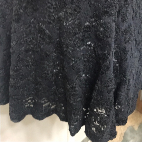 NWT Free People women’s black lace top - Picture 4 of 7